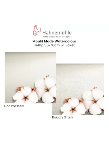 Hahnemühle Mould Made Watercolour 640g 56x76cm 5li Paket