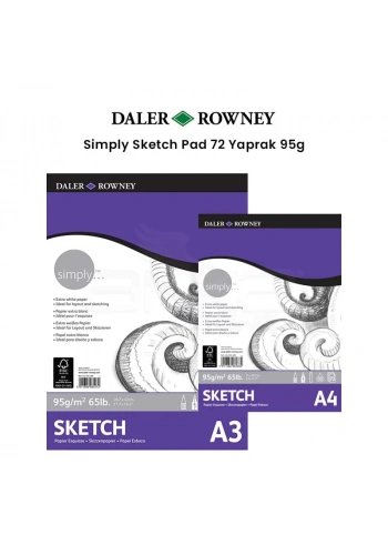 Daler Rowney Simply Sketch Pad 72 Yaprak 95g