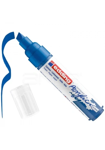 Edding 5000 Akrilik Marker Kalem 5-10mm Kesik Uç 903 Anzer Mavi