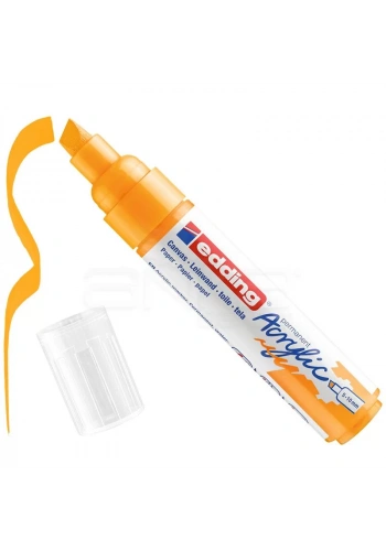 Edding 5000 Akrilik Marker Kalem 5-10mm Kesik Uç 906 Güneş Sarısı