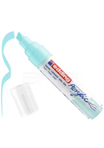 Edding 5000 Akrilik Marker Kalem 5-10mm Kesik Uç 916 Pastel Mavi