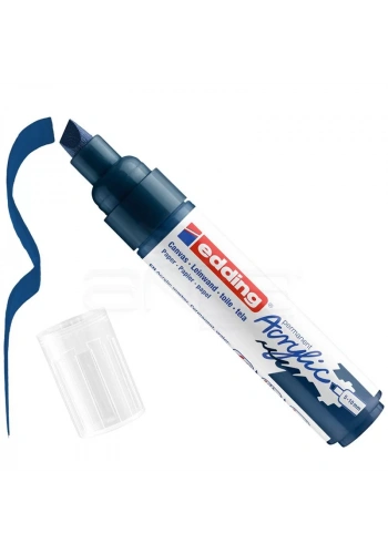 Edding 5000 Akrilik Marker Kalem 5-10mm Kesik Uç 933 Gece Mavisi