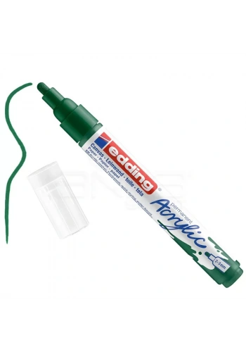 Edding 5100 Akrilik Marker Kalem 2-3mm Yuvarlak Uç 904 Yosun Yeşili