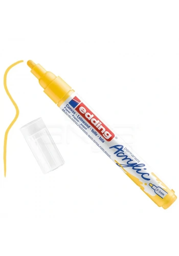 Edding 5100 Akrilik Marker Kalem 2-3mm Yuvarlak Uç 905 Trafik Sarı