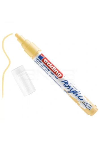 Edding 5100 Akrilik Marker Kalem 2-3mm Yuvarlak Uç 915 Pastel Sarı