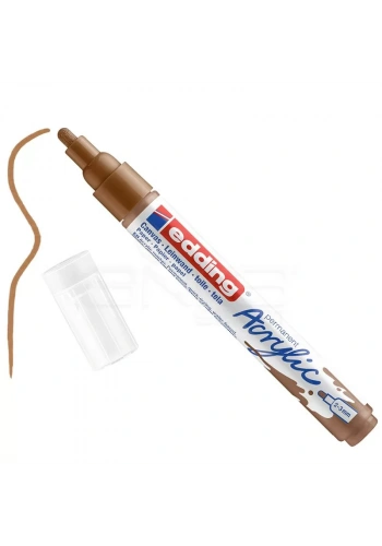Edding 5100 Akrilik Marker Kalem 2-3mm Yuvarlak Uç 919 Fındık Kahvesi