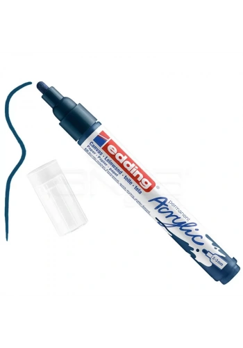 Edding 5100 Akrilik Marker Kalem 2-3mm Yuvarlak Uç 933 Gece Mavisi