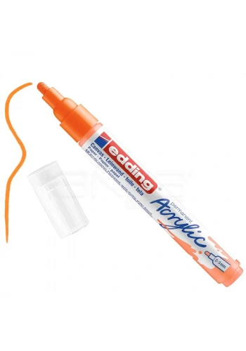 Edding 5100 Akrilik Marker Kalem 2-3mm Yuvarlak Uç 066 Fosforlu Turuncu