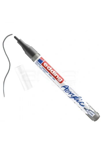 Edding 5300 Akrilik Marker Kalem 1-2mm Yuvarlak Uç 926 Antrasit