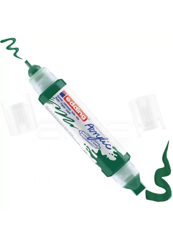 Edding 5400 Akrilik Marker Kalem Çift Uçlu 3D Double Liner 904 Yosun Yeşili