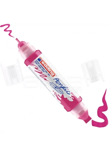 Edding 5400 Akrilik Marker Kalem Çift Uçlu 3D Double Liner 909 Telemagenta
