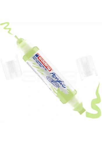 Edding 5400 Akrilik Marker Kalem Çift Uçlu 3D Double Liner 917 Pastel Yeşil