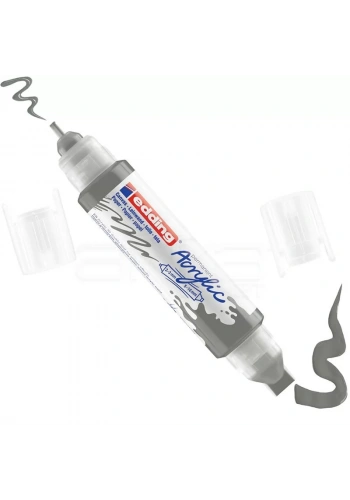 Edding 5400 Akrilik Marker Kalem Çift Uçlu 3D Double Liner 926 Antrasit