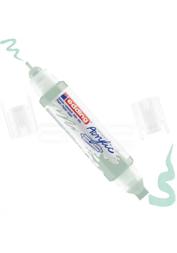Edding 5400 Akrilik Marker Kalem Çift Uçlu 3D Double Liner 928 Su Yeşili