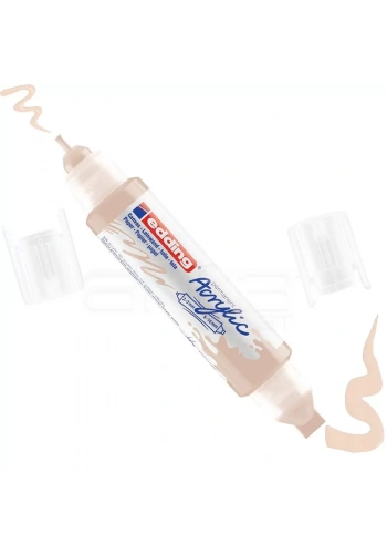 Edding 5400 Akrilik Marker Kalem Çift Uçlu 3D Double Liner 255 Bej