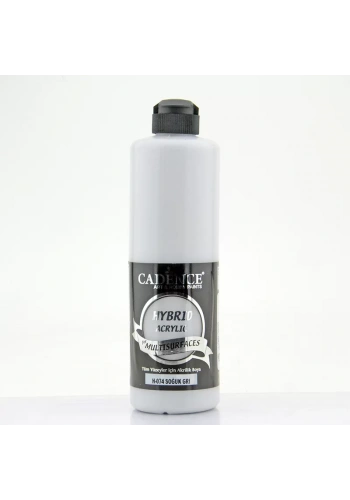 Cadence Hybrid Acrylic For Multisurfaces Tüm Yüzeyler İçin Akrilik Boya 500ml H074 Soğuk Gri
