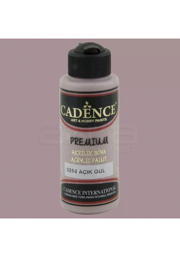 Cadence Premium Akrilik Boya 120ml 0250 Açık Gül