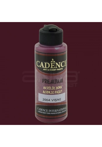 Cadence Premium Akrilik Boya 120ml 2004 Vişne