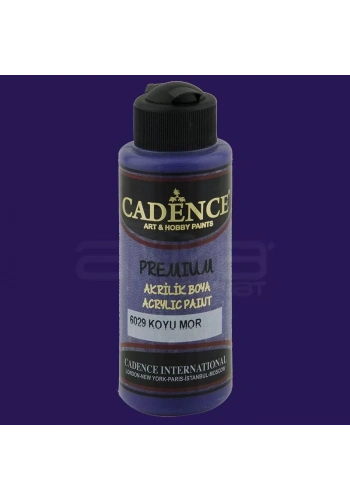 Cadence Premium Akrilik Boya 120ml 6029 Koyu Mor