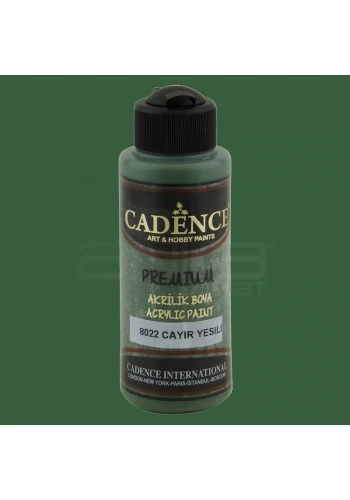 Cadence Premium Akrilik Boya 120ml 8022 Çayır Yeşili