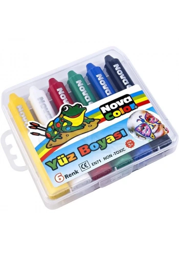 Nova Color Yüz Boyama Kalemi 6lı NC-210