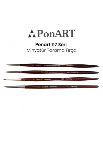 Ponart 117 Seri Minyatür Fırça