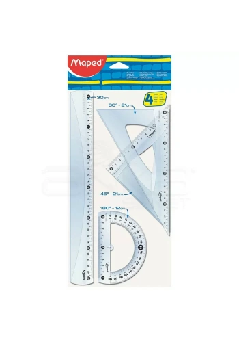 Maped Karışık Pergel ve Cetvel Seti 4 Parça 89921800