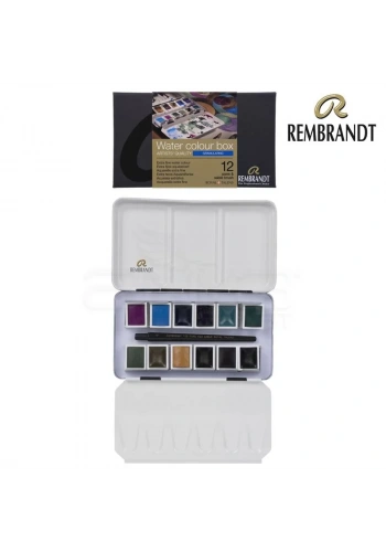 Rembrandt Sulu Boya Seti 12 Renk + Fırça Granulating