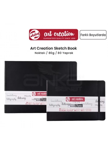 Talens Art Creation Dot Sketch Book Nokta İzli Çizim Defteri Yatay 80 Yaprak 80g