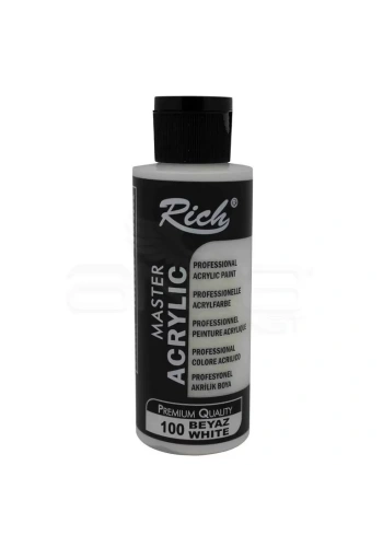 Rich Master Akrilik Boya 120ml 100 Beyaz