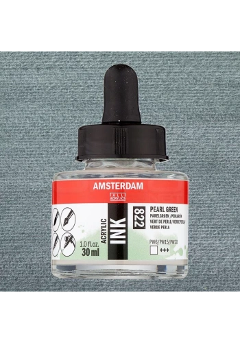 Talens Amsterdam Acrylic Ink 30ml 822 Pearl Green