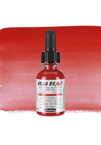 Schmincke Aqua Drop Sıvı Sulu Boya 30ml 320 Vermilion Red