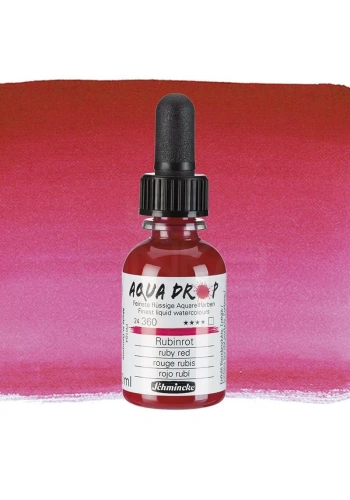 Schmincke Aqua Drop Sıvı Sulu Boya 30ml 360 Ruby Red