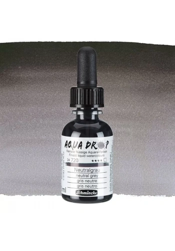 Schmincke Aqua Drop Sıvı Sulu Boya 30ml 720 Neutral Grey