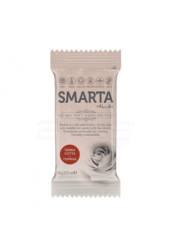 Smarta Hava ile Kuruyan Modelleme Hamuru 100g Toprak Rengi