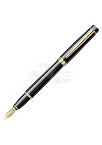 Scrikss 38 Dolma Kalem Siyah Altın