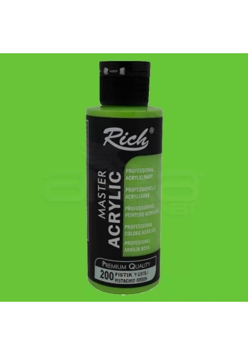 Rich Master Akrilik Boya 120ml 200 Fıstık Yeşili