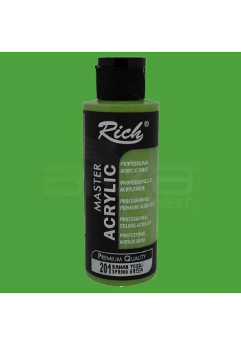 Rich Master Akrilik Boya 120ml 201 Bahar Yeşili