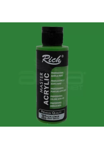 Rich Master Akrilik Boya 120ml 202 Açık Çimen