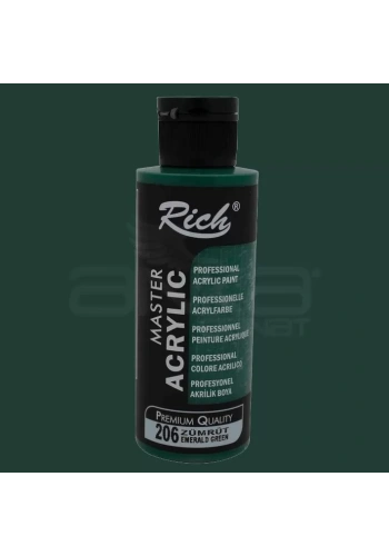 Rich Master Akrilik Boya 120ml 206 Zümrüt