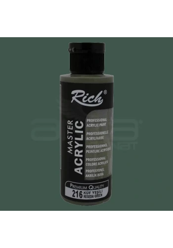Rich Master Akrilik Boya 120ml 216 Küf Yeşili