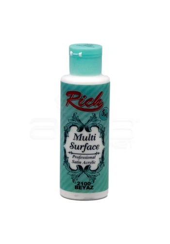 Rich Multi Surface Akrilik Boya 120ml 2100 Beyaz
