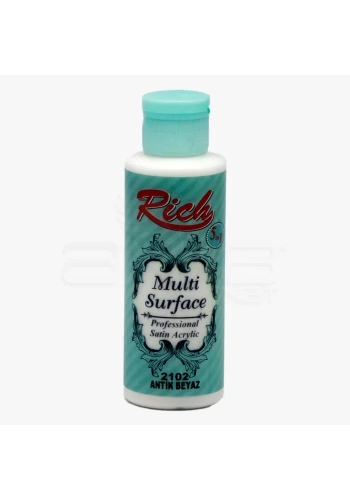 Rich Multi Surface Akrilik Boya 120ml 2102 Antik Beyaz