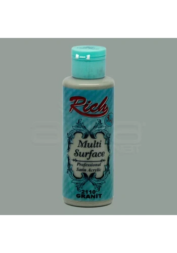 Rich Multi Surface Akrilik Boya 120ml 2110 Granit
