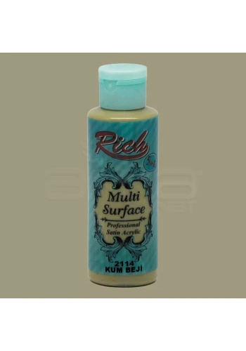 Rich Multi Surface Akrilik Boya 120ml 2114 Kum Beji
