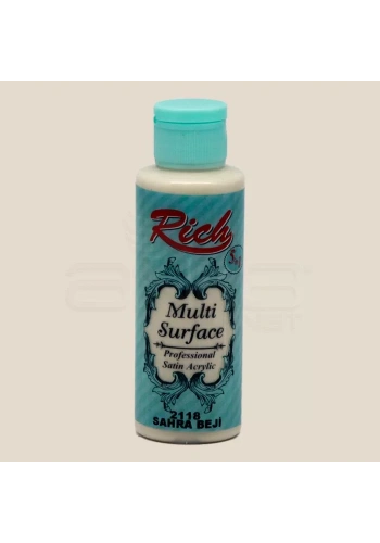 Rich Multi Surface Akrilik Boya 120ml 2118 Sahra Beji