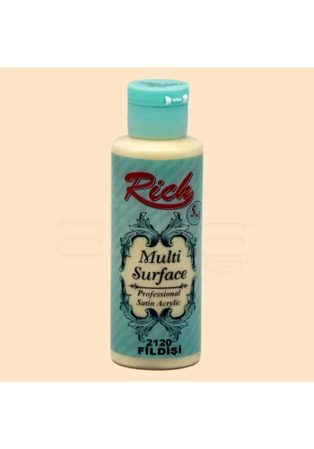 Rich Multi Surface Akrilik Boya 120ml 2120 Fildişi