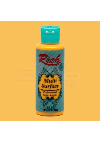 Rich Multi Surface Akrilik Boya 120ml 2132 Vıntage Turuncu
