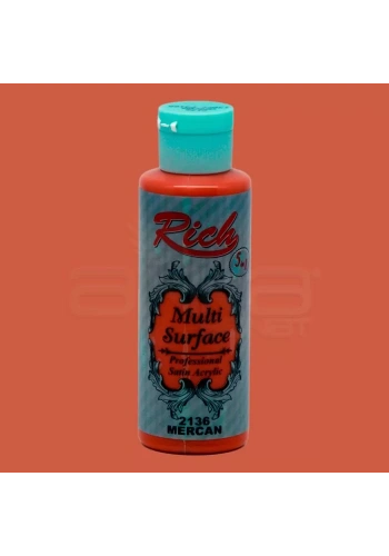Rich Multi Surface Akrilik Boya 120ml 2136 Mercan