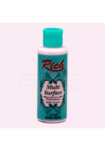 Rich Multi Surface Akrilik Boya 120ml 2138 Bebek Pembe